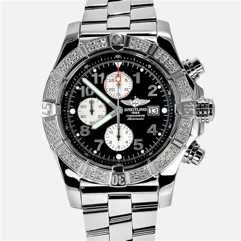 breitling super avenger a13370 diamond.